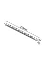 MAGNETO mini * LINEAL LED 6W 110º NEGRO